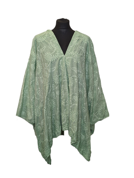 Kaftan Style Drop Hem Tie Back Drop