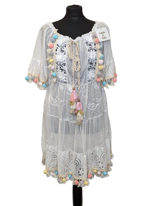 pom pom tunic