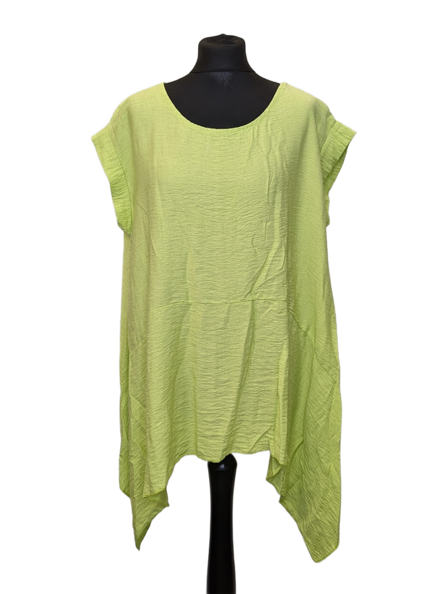 Drop hem tank top tunic