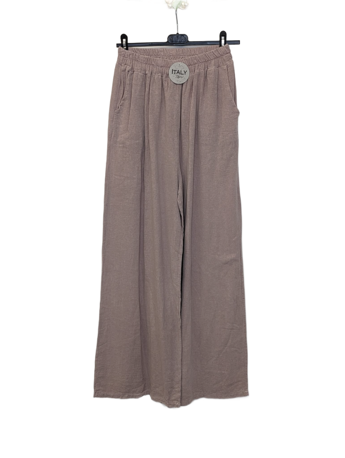 cotton mix lightweight trousers