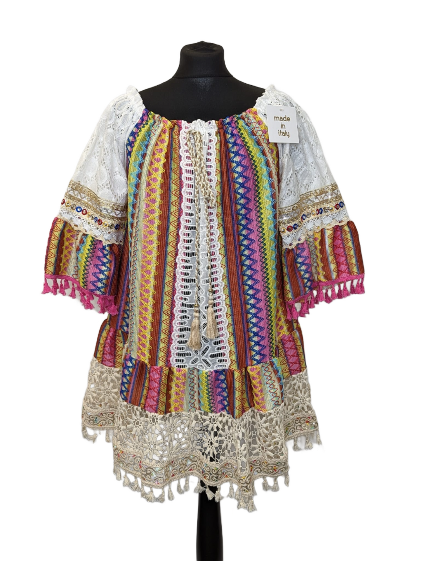 multicoloured tunic