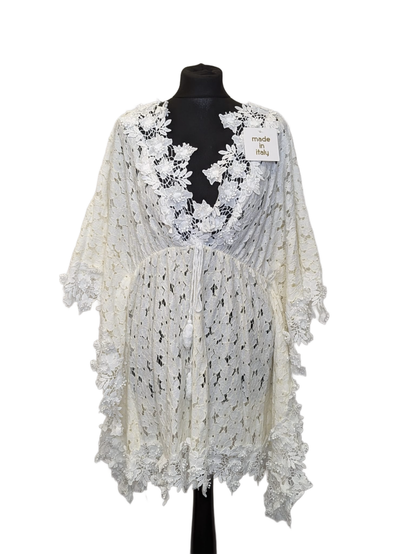 lace oversized kaftan