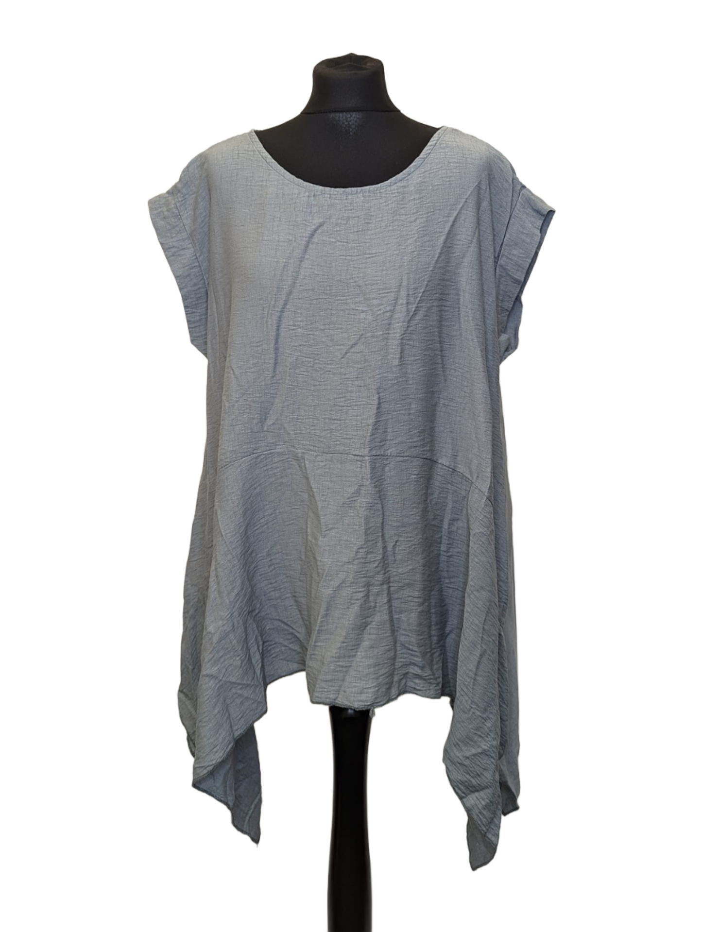 Drop hem tank top tunic