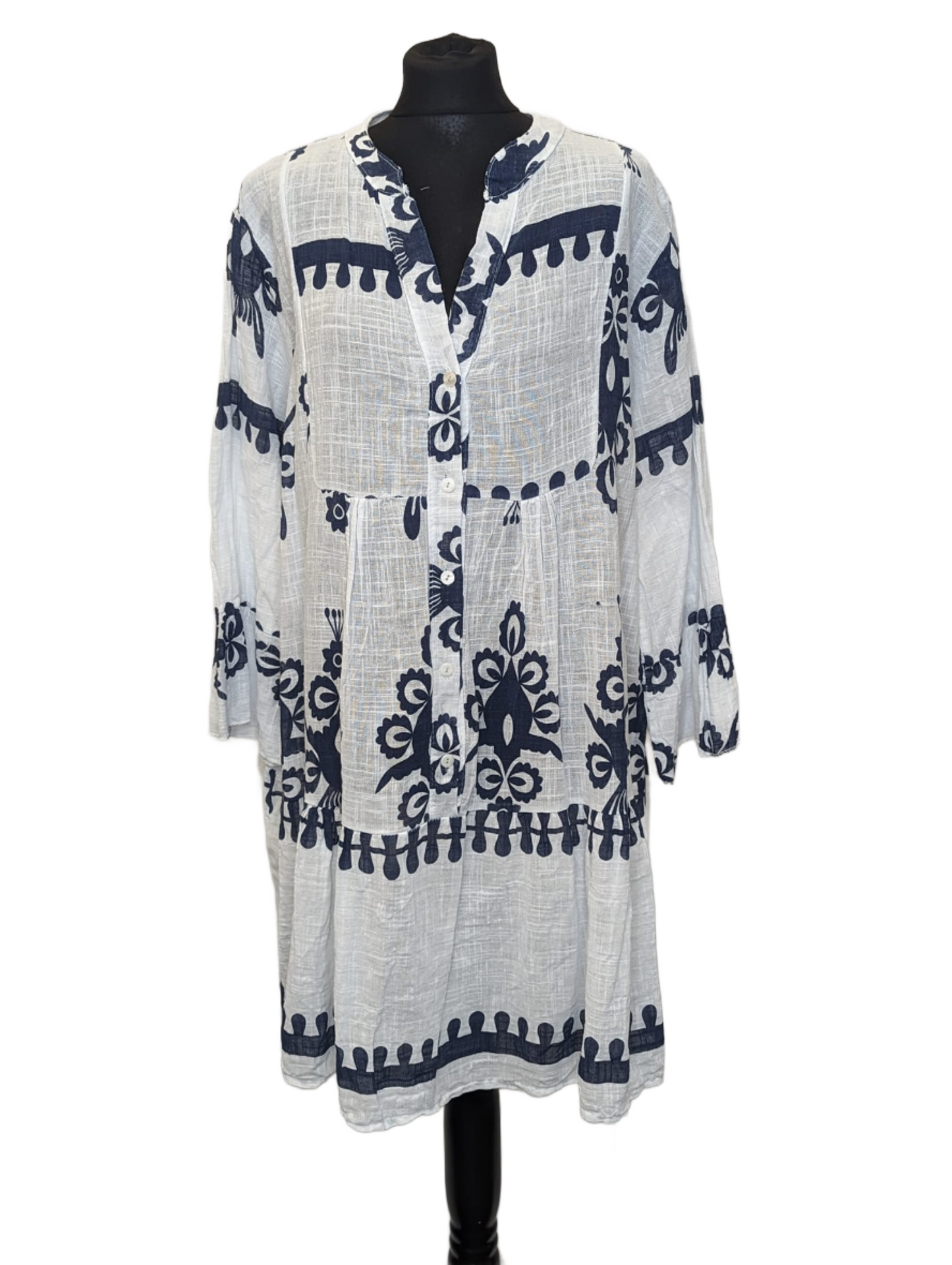 Arabian print cotton tunic