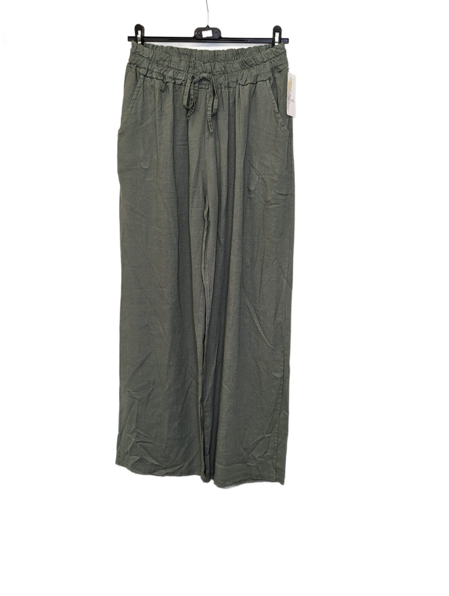 pocket cotton linen mix trouser