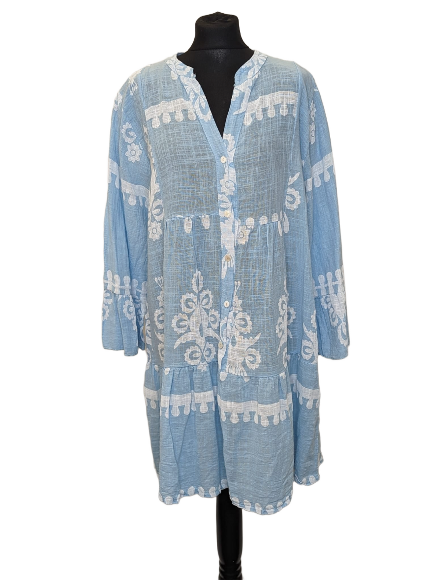 Arabian print cotton tunic