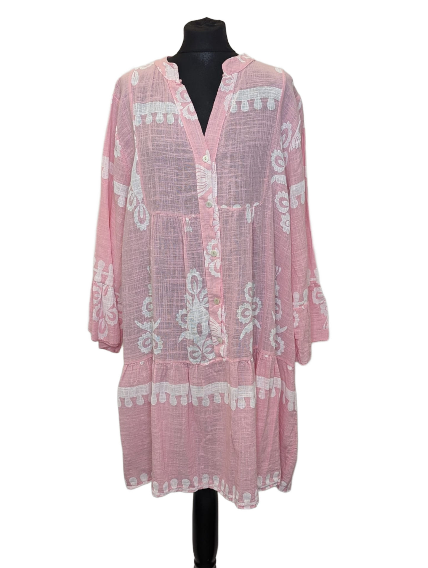 Arabian print cotton tunic